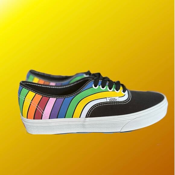 NWB Vans Refract Rainbow Sneakers Women's Size 10 - Picture 5 of 11